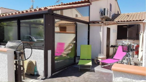 Superbe pavillon de vacances climatisé avec piscine collective -6CYC62